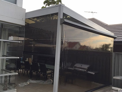 Outdoor dual blinds system Sydney